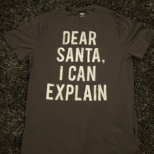 Old navy men’s medium Santa shirt